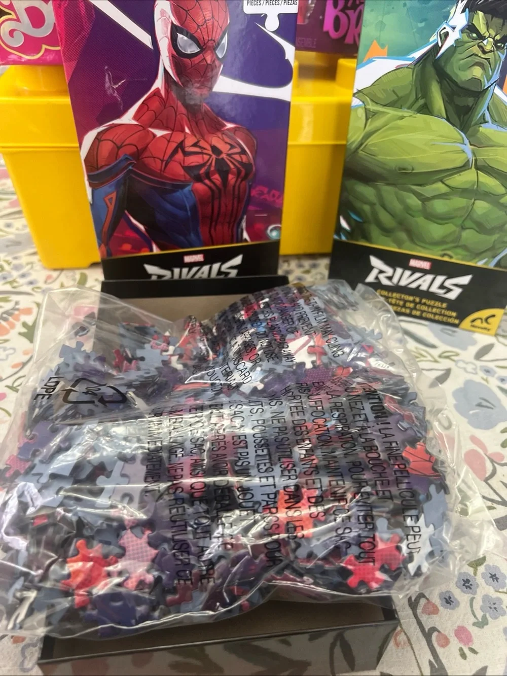 Marvel Rivals Spider-Man 1000 Pieces Blue Collector Puzzle By Novelty New Sealed